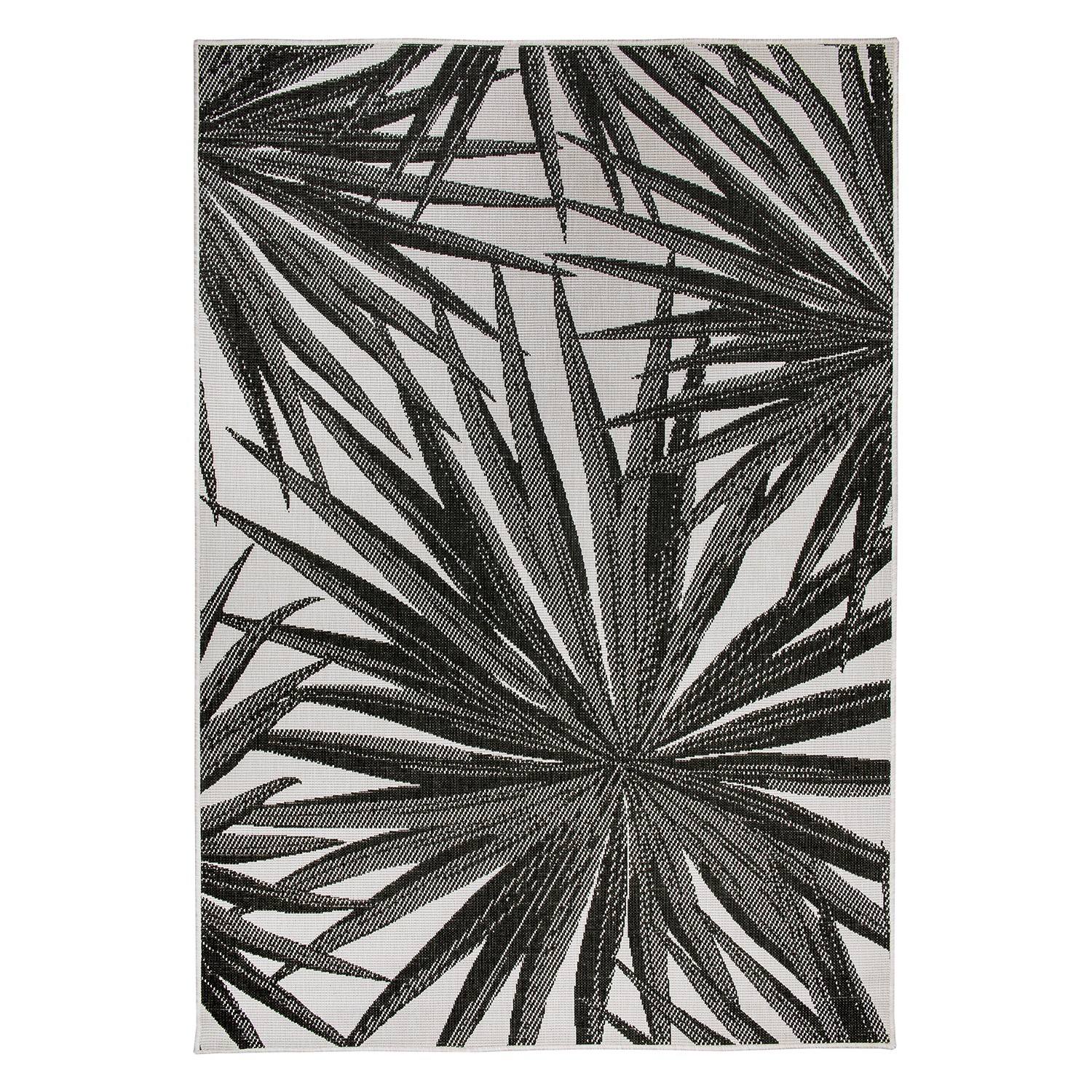 Rugshop Outdoor Rug Tropical Leaves Reversible Indoor Outdoor Carpet Deck Rugs
