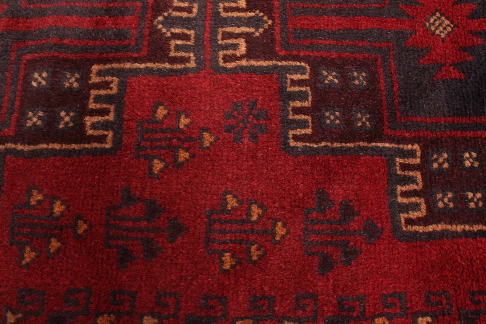 Vintage Hand-Knotted Area Rug 3’7″ x 6’0″ Traditional Oriental Wool Carpet