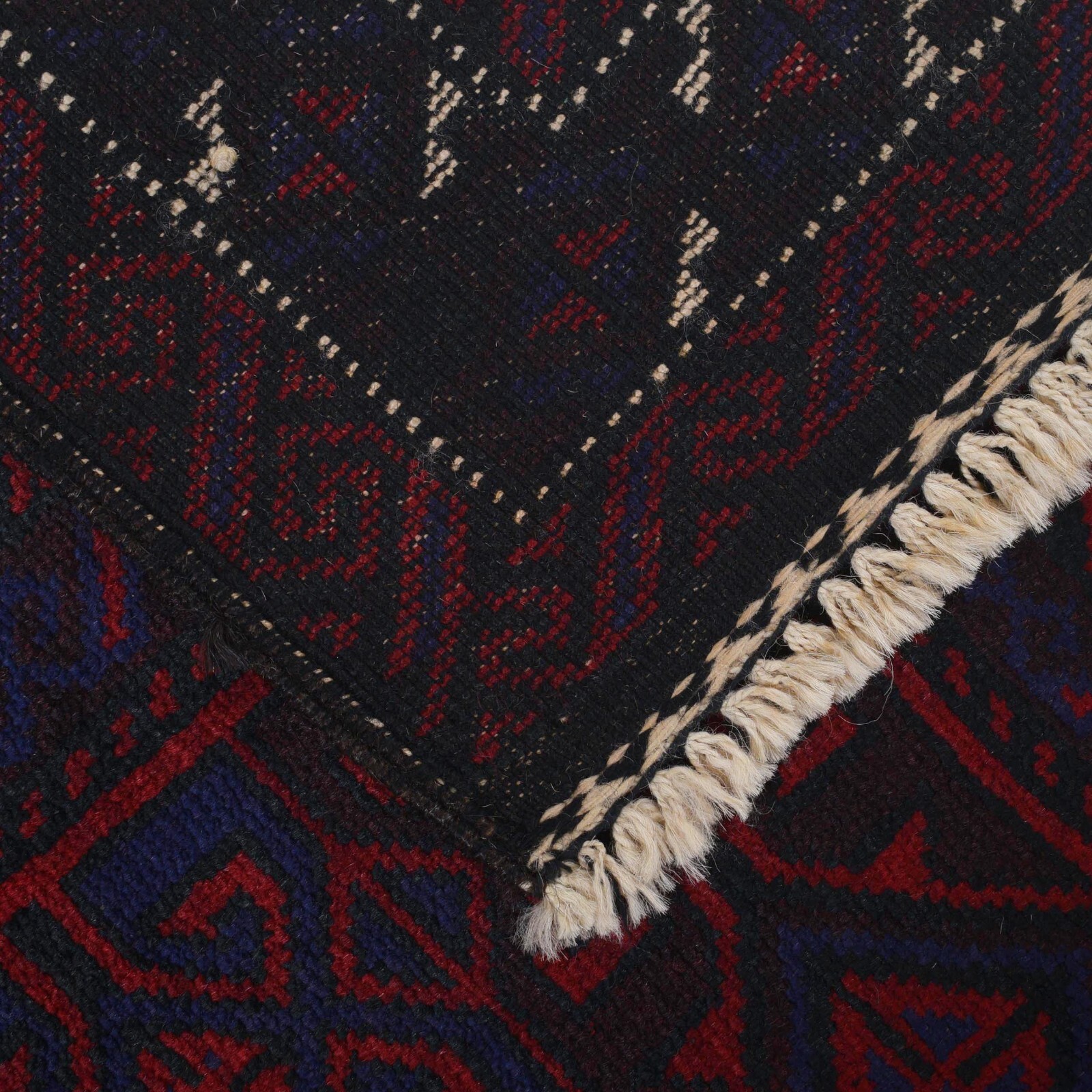 ALLRUGO Hand Knotted Afghan Oriental Woolen Crafted Tribal Rug 2’8×4’1 ft, 10230