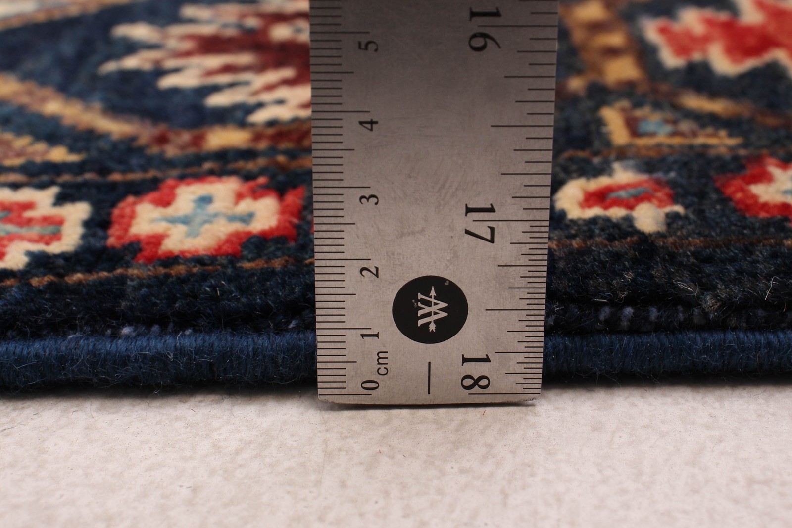 Traditional Dark Navy Hand-knotted Area Rug 3’10” x 6’0″ Oriental Wool Carpet