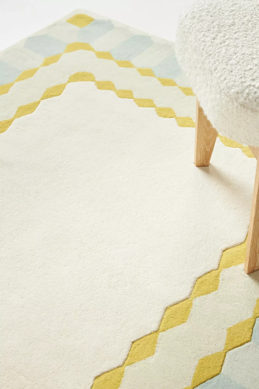 Hand Tufted 100% Wool Area Rug Handmade Thick Carpet Living Room Custom Size 5×8