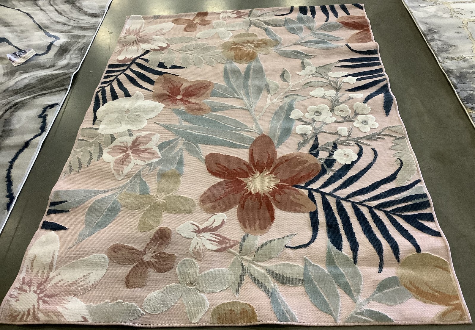 PINK / GREY 5′-1″ x 7′-6″ Flaw in Rug, Reduced Price 1172674316 CBN454F-5