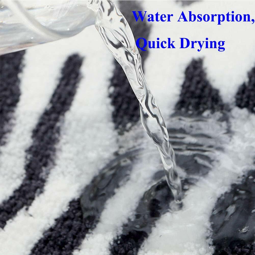 White Tiger Animal Print Faux Fur Rug Hide Washable Carpet Soft Bedroom Mats