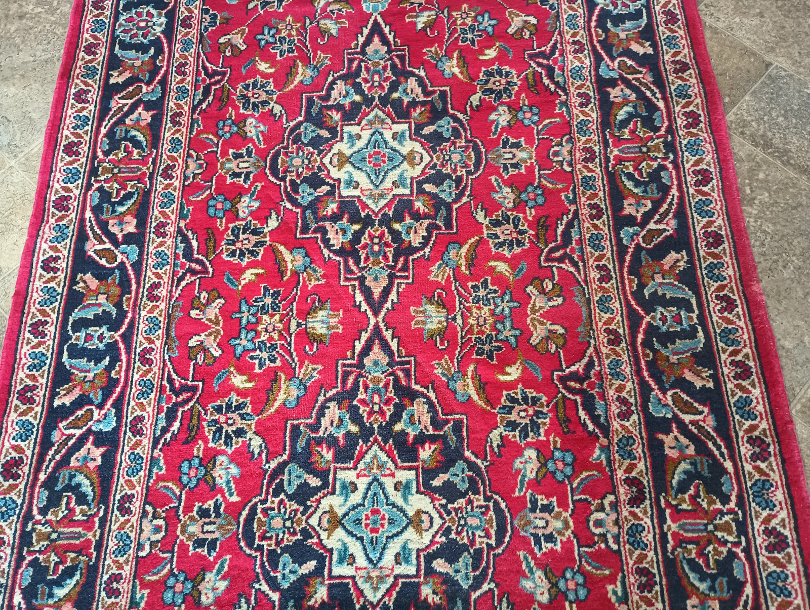 3.2 x 10.0 Classic Perrsian Kashaan Runner #F-6102