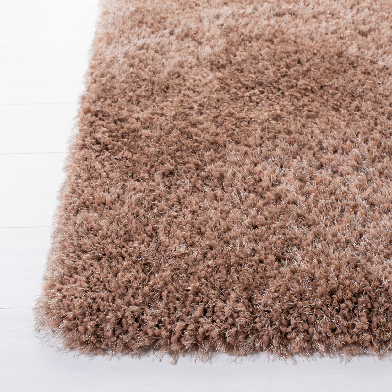 SAFAVIEH New Orleans Shag SG532T Handmade Dark Beige Rug