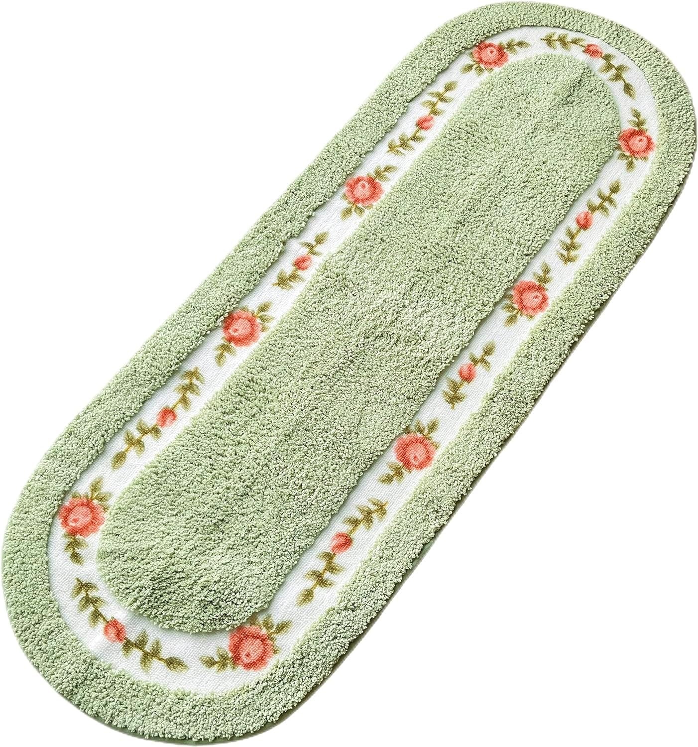 Nice Rose Flower Area Rugs for Living Room Bedroom Super Soft Bathroom Rugs Bath
