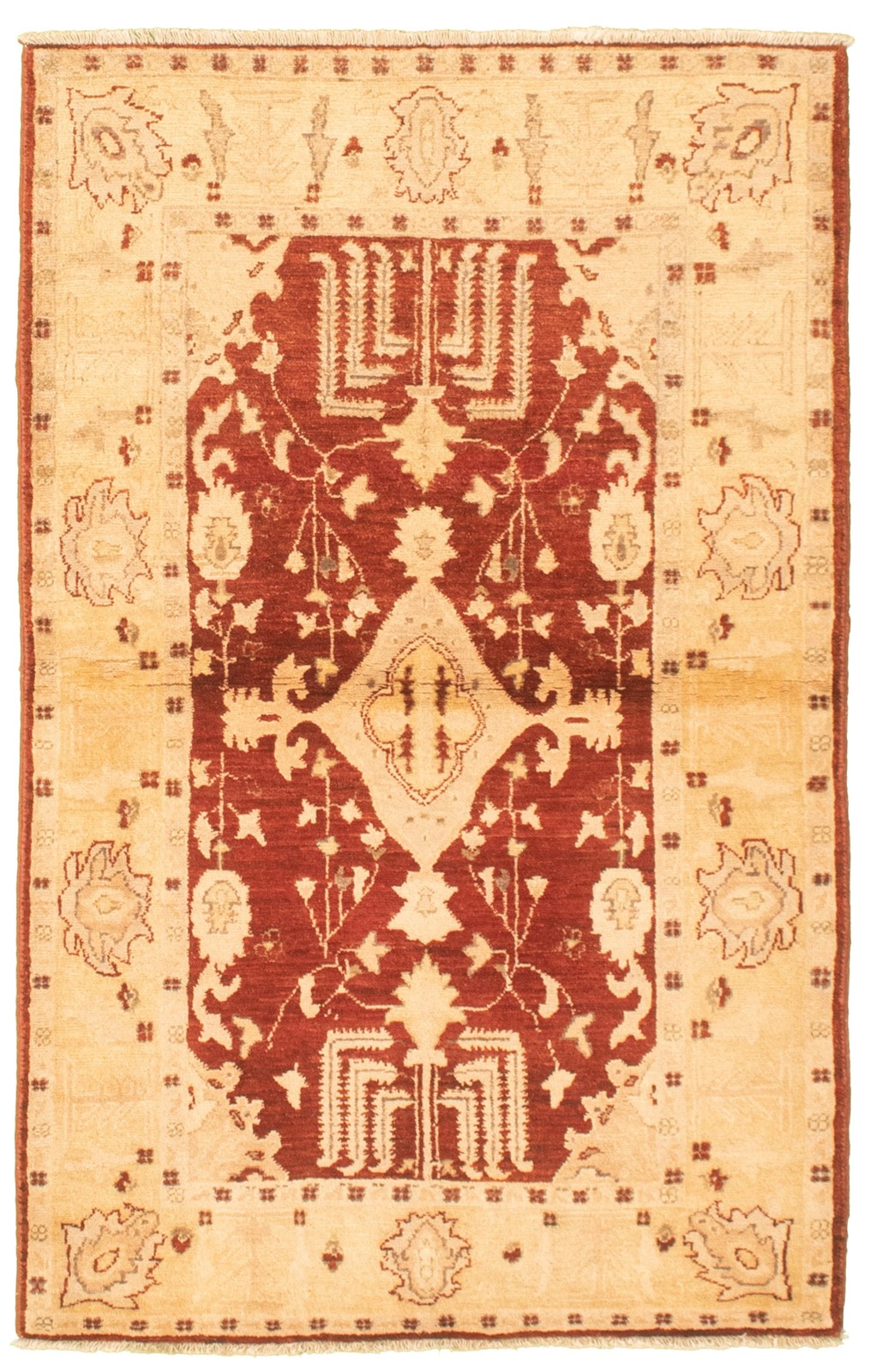 Traditional Hand Knotted Oriental Area Rug 2’10” x 4’9″ Wool Carpet