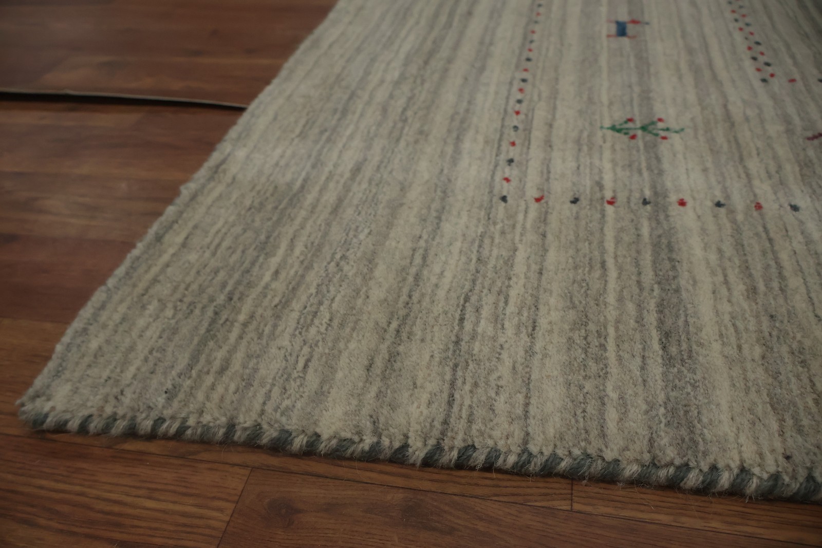 Crafted Serenity Handmade Area Rug 8×10 with Subtle Elegant Design Wool Carpet