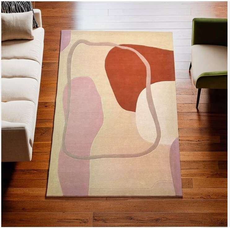 Hand Tufted Designer Rugs Modern Elegant Area Rug For Bedroom Living room
