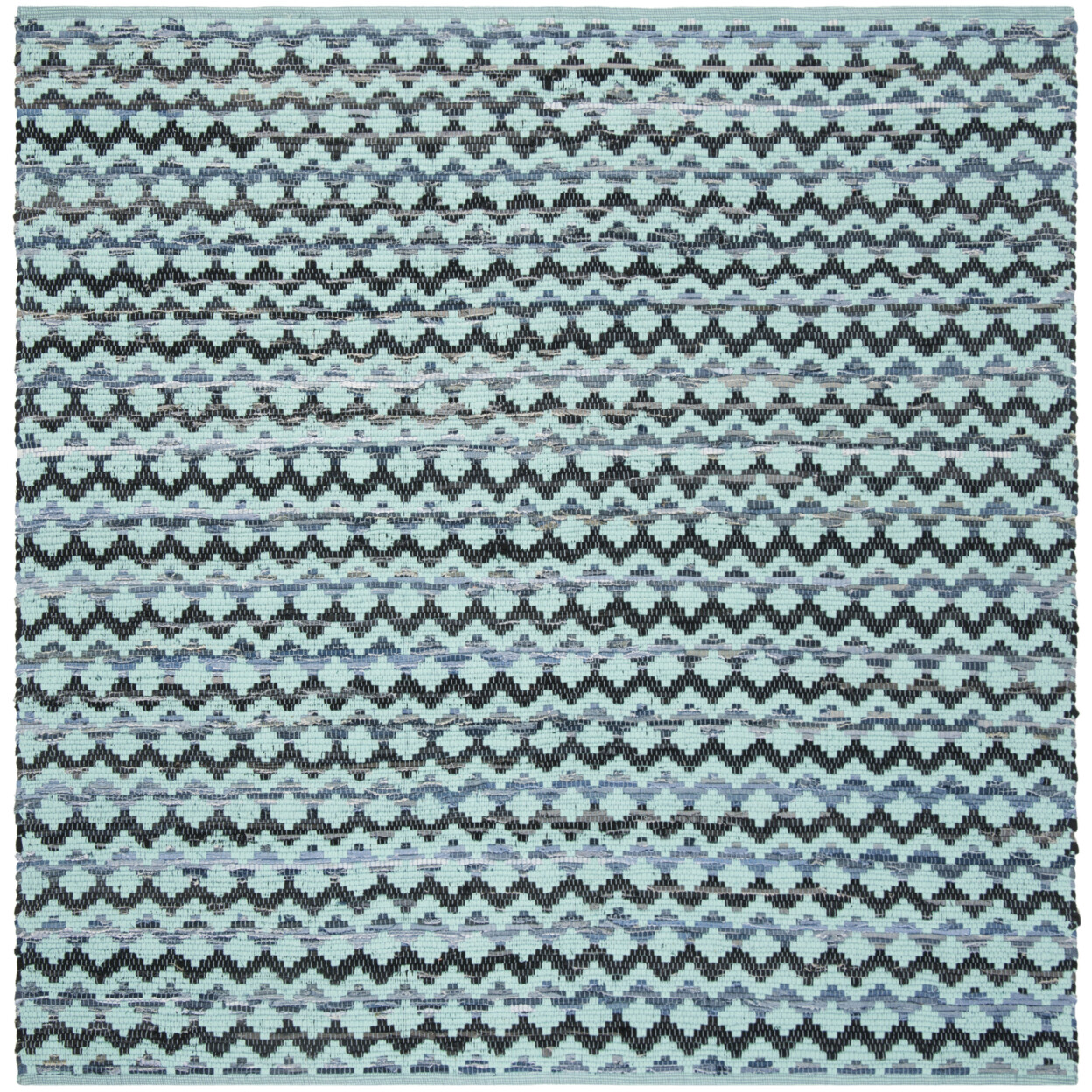 SAFAVIEH Montauk MTK120K Turquoise / Blue/Black Rug