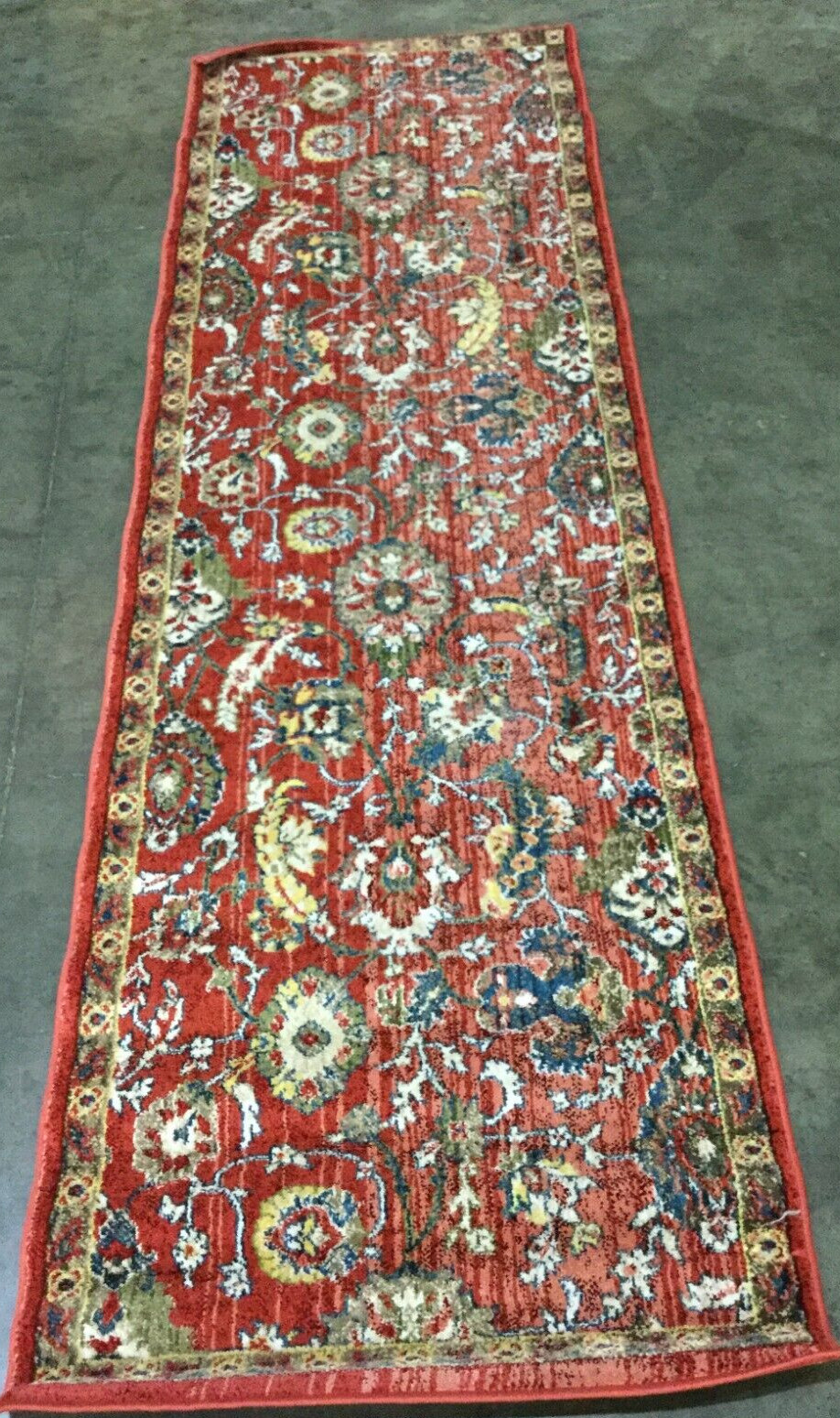 RUST / IVORY 2′-6″ X 8′ Flaw in Rug, Reduced Price 1172661590 KSN398P-28