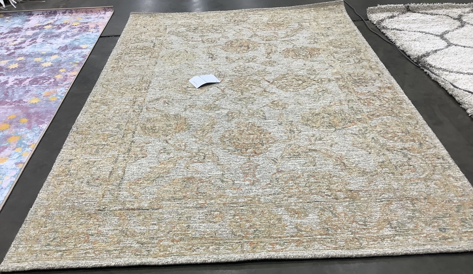 BEIGE / GOLD 6′-0″ x 9′-0″ Flaw in Rug, Reduced Price 1172678554 ABT477A-6