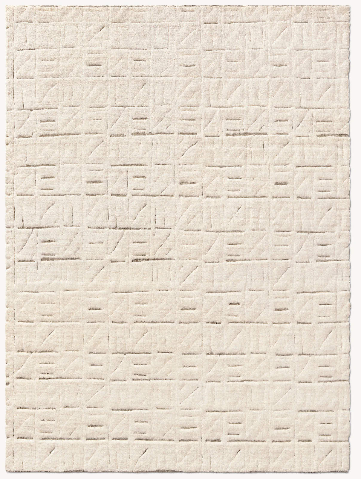 hand knotted in long-fiber wool, which imparts natural softness and shading