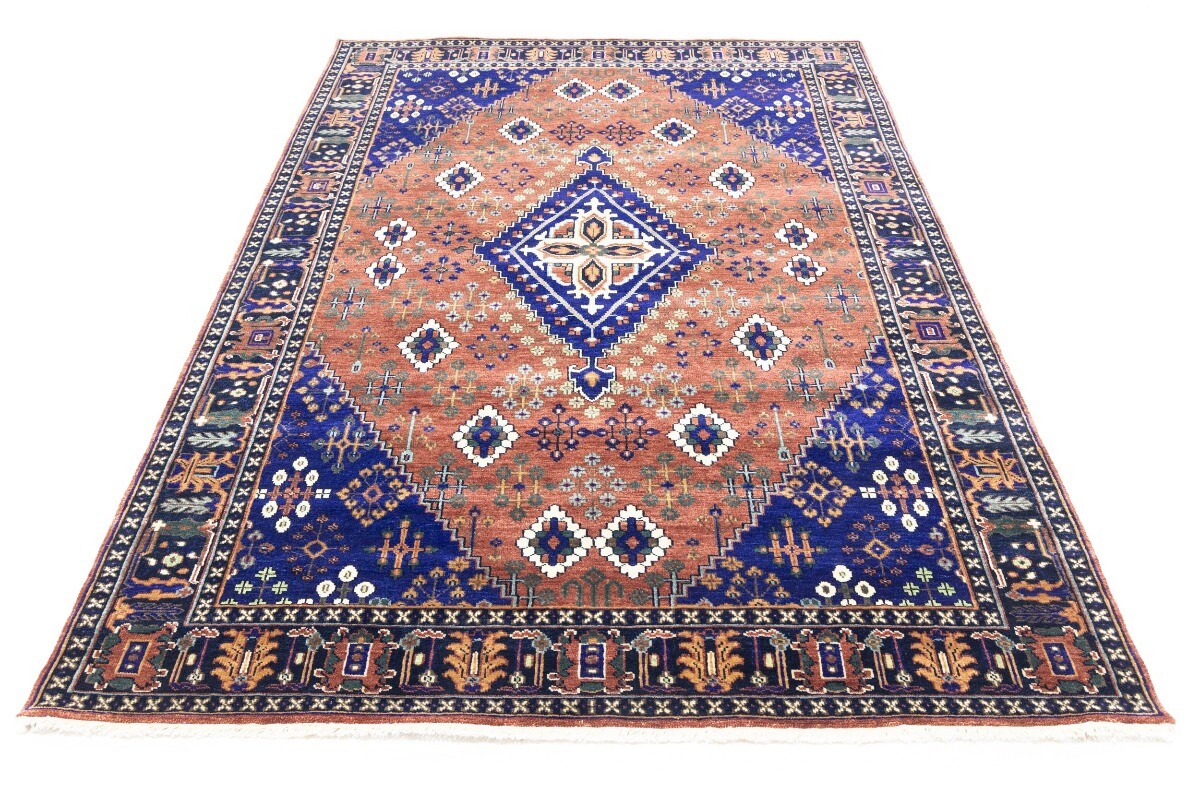 Vintage Style Handmade Tribal Geometric Oriental Rug Living Room Carpet 6×9 ft