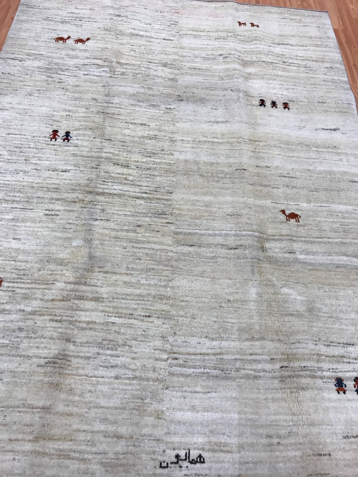 5’1″ x 6’9″ New Fine Indian Tribal Oriental Rug – Hand Made – 100% Wool