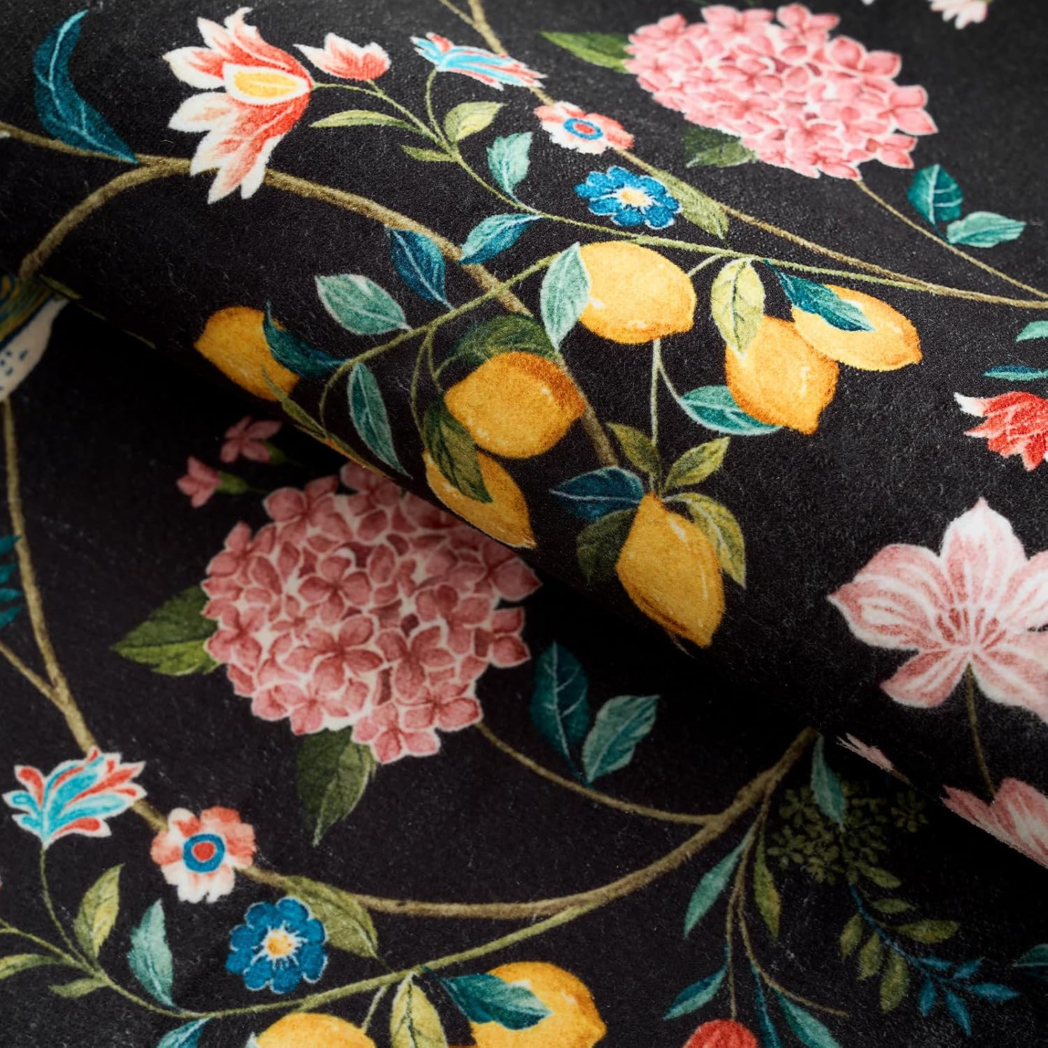 jinchan 2×3 Entryway Rug, Floral Washable Rug Small Chinoiserie Throw Non Slip,