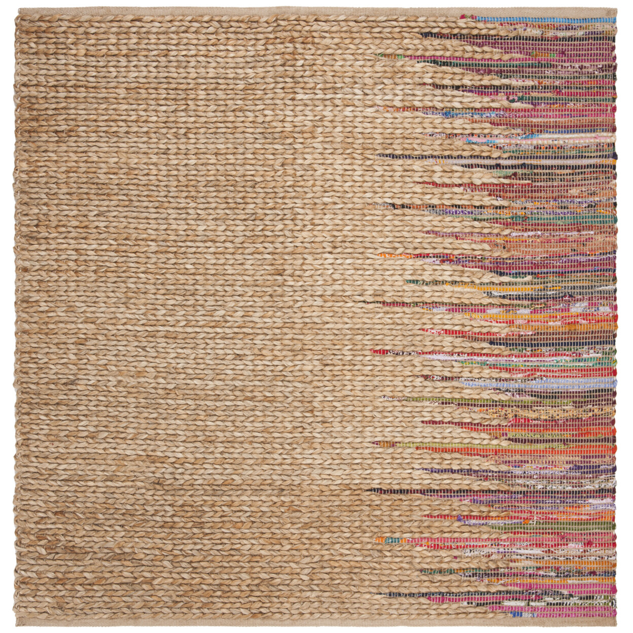 SAFAVIEH Cape Cod CAP308B Handwoven Natural / Multi Rug
