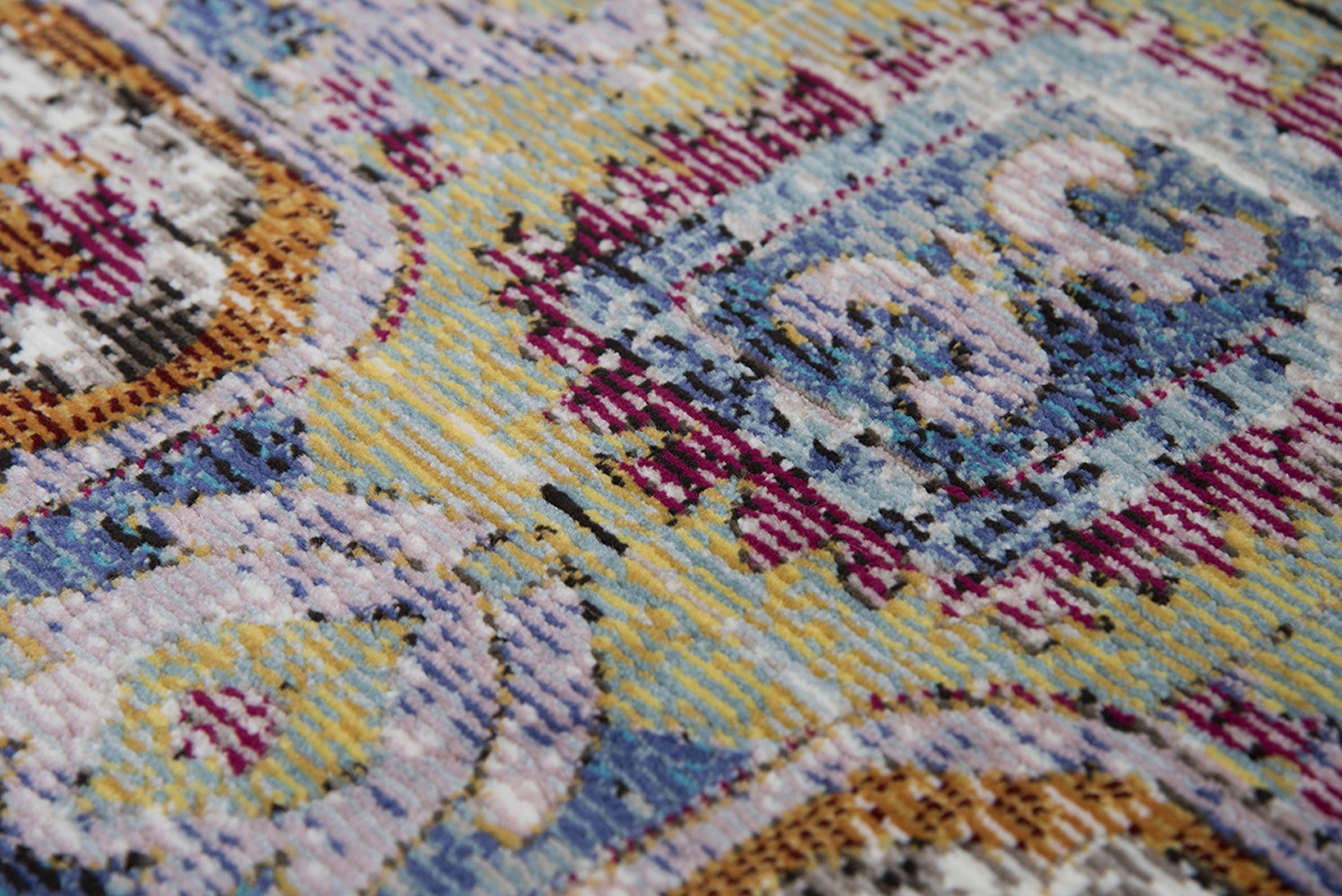 9×12 Rizzy Rugs Blue Floral Petals Curls Area Rug PRI102 – Aprx 8′ 10″ x 11′ 10″