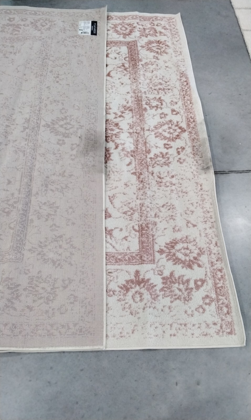 IVORY / ROSE 8′ X 10′ Stained Rug, Reduced Price 1172719734 ADR109H-8
