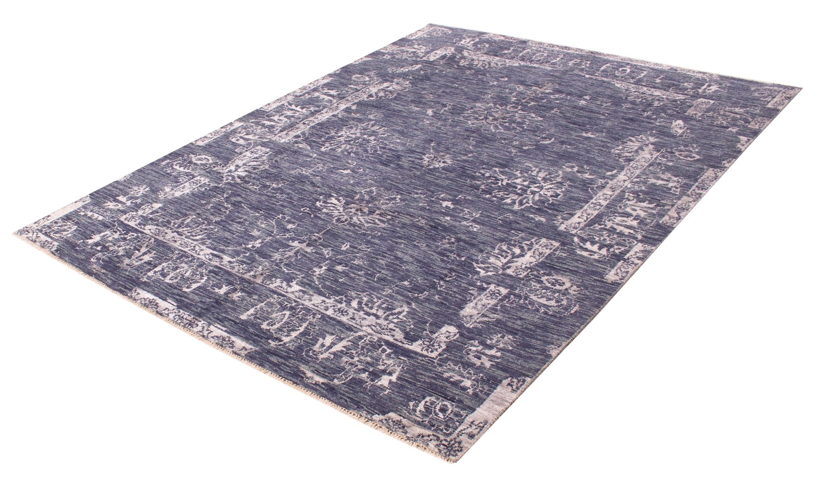 Hand-knotted Area Rug 9’1″ x 12’1″ Traditional Wool/Silk Oriental Carpet