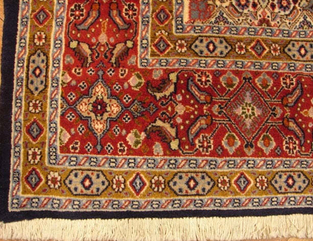 7′ x 7′ Ivory Mahii Tabriiz Rug 15021