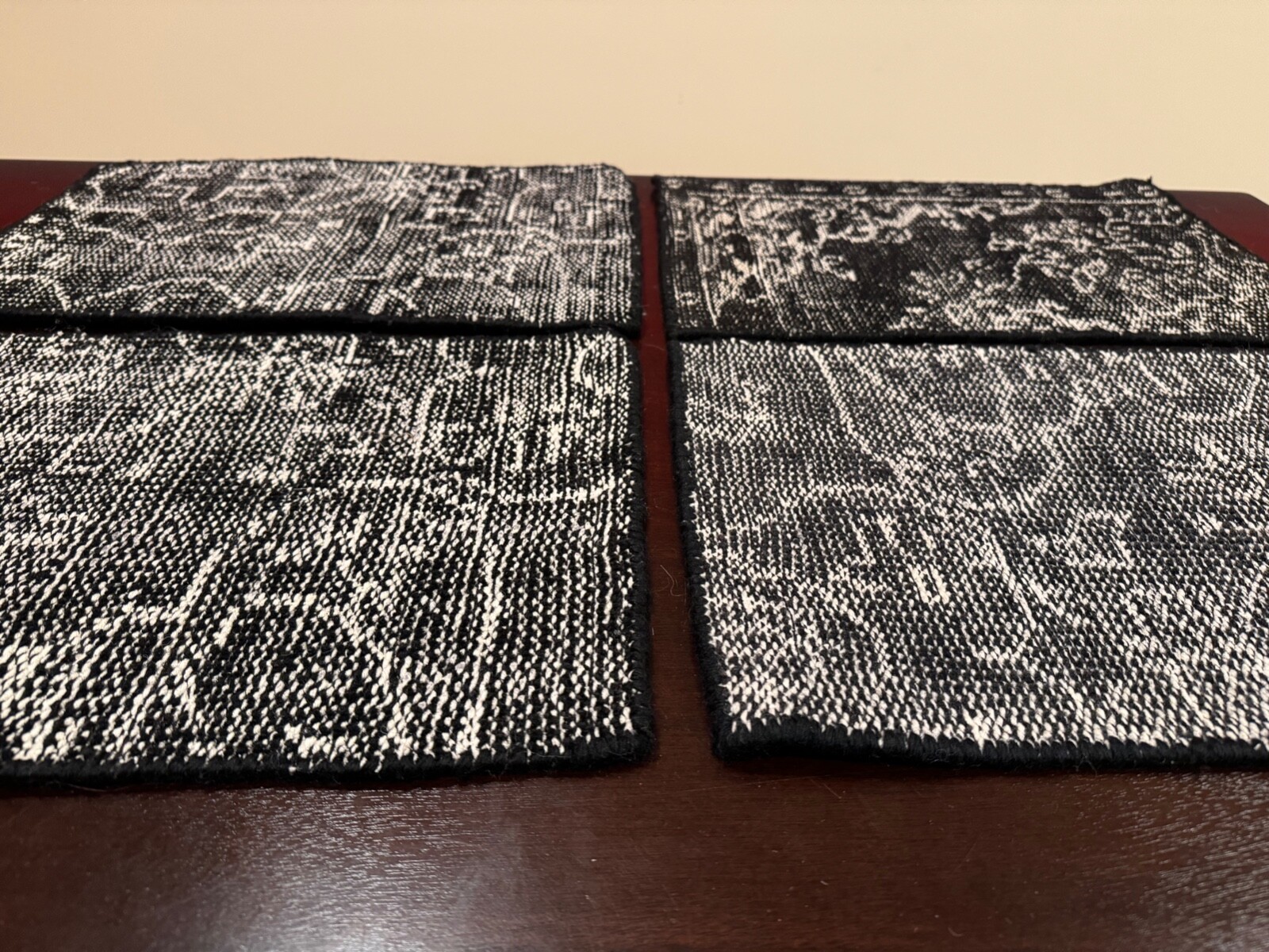 New | Restoration Hardware | RH | Table Placemat, Bath Rug, Door Mat | (4 Pack)