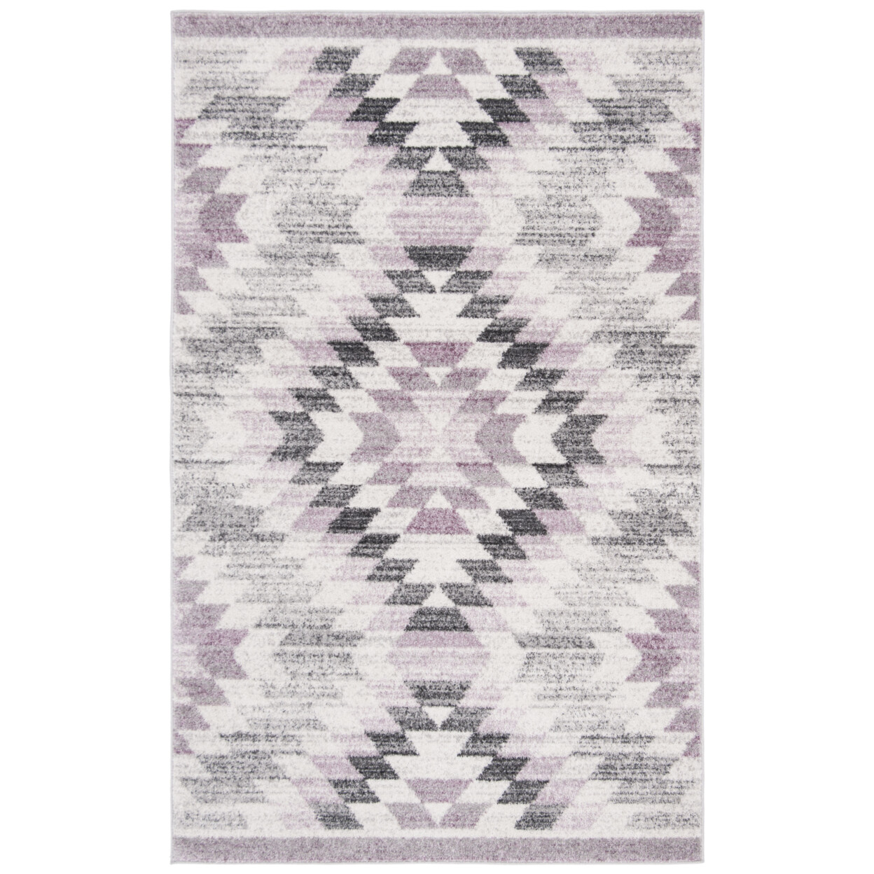 SAFAVIEH Adirondack Collection ADR218U Plum / Ivory Rug