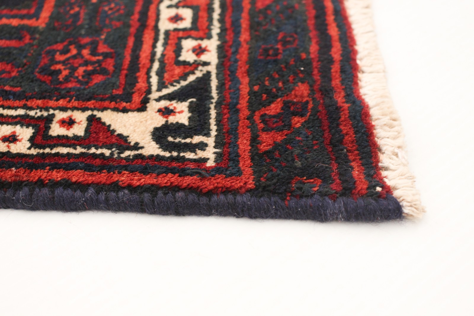 Traditional Vintage Hand-Knotted Area Rug 4’7″ x 10’4″ Oriental Wool Carpet