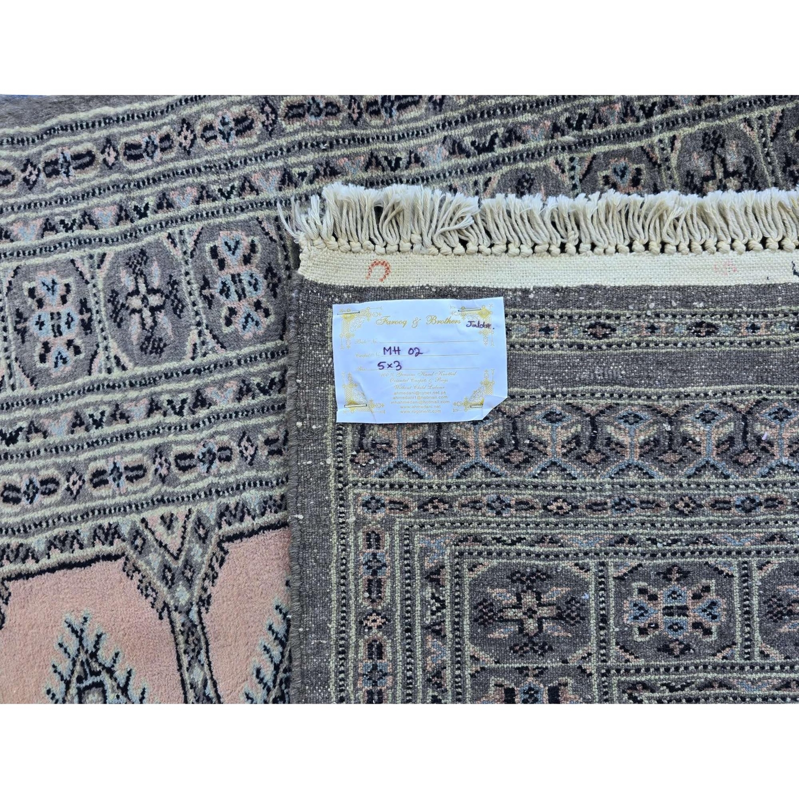 Area Rug Floral Jaldar Hand Knotted Wool Silk Indoor Decor Carpet (5.0 x 3.0)’