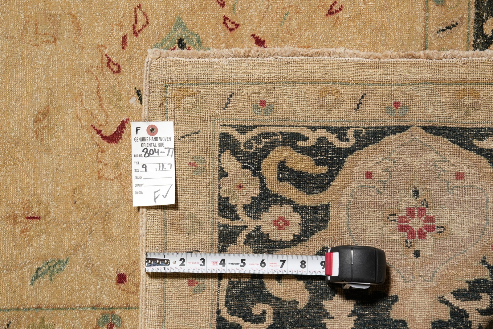9×12 Handmade 10/10 HT Chobi Peshawar Rug PIX-804-77
