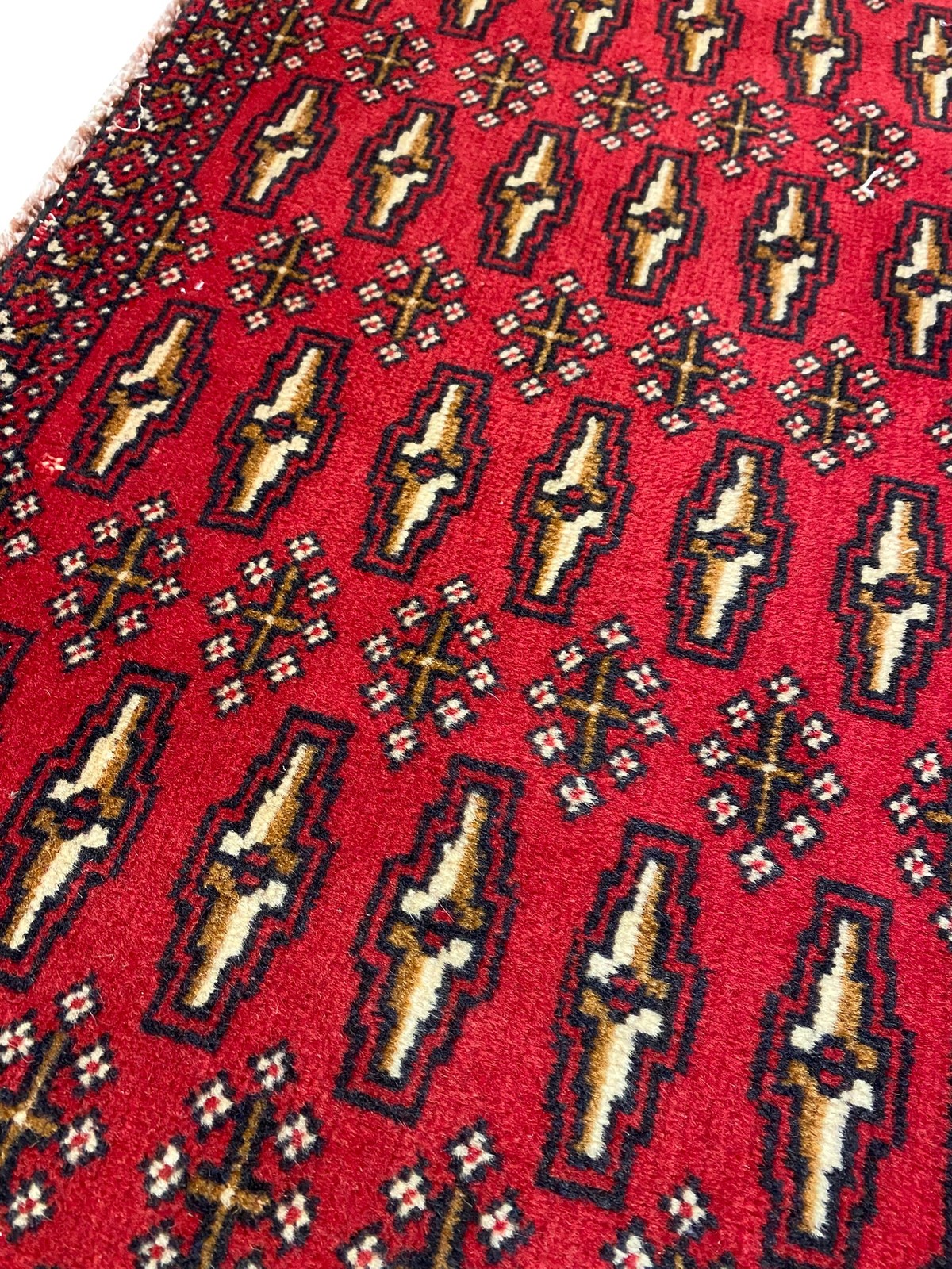 1.6 x 3.4 Turkman Bokhara Tribbal Rug #F-6964