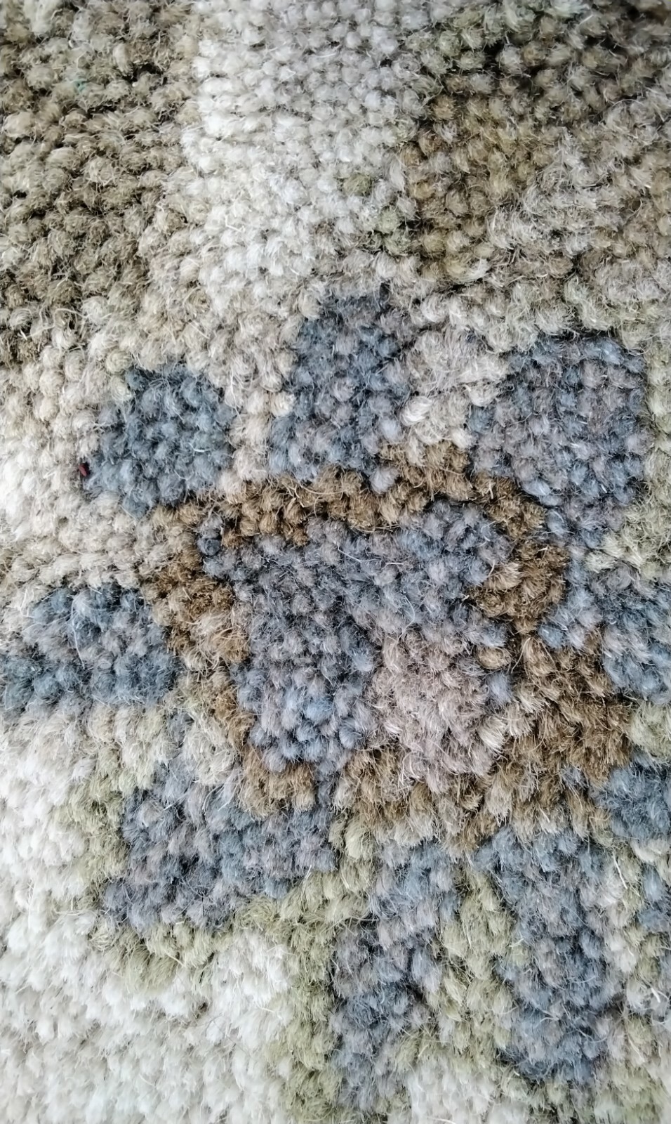 BLUE / BEIGE 9′ X 12′ Pulled Threads Rug, Reduce price 1172704567 AT822A-912