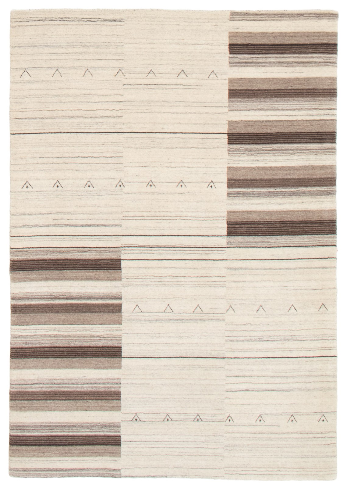 Traditional Hand loomed Oriental Carpet 4’6″ x 6’5″ Wool Area Rug