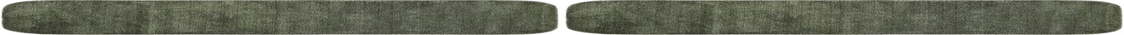 Traditional Plush Washable Nylon Rug, 22-Inch by 60-Inch, Deep Fern
