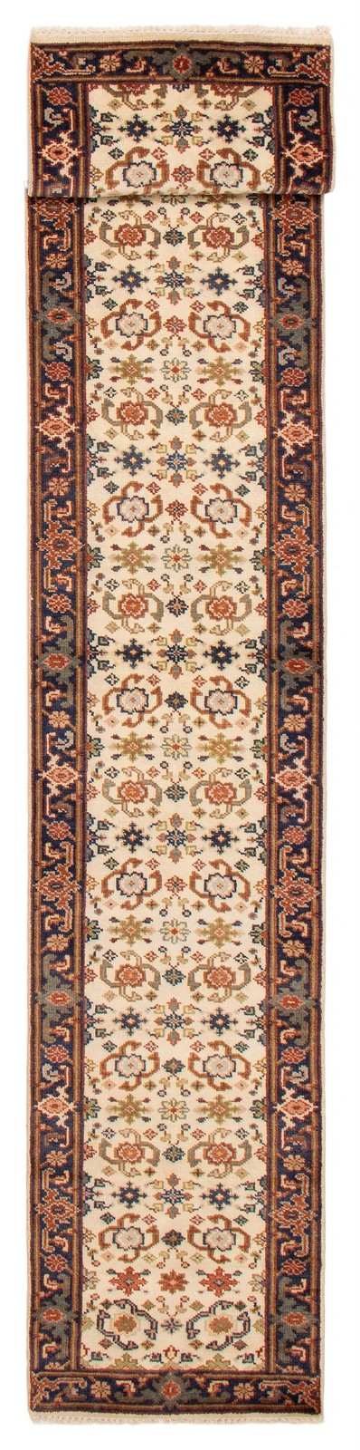 2’6″ x 15’9″ Vintage Hand-knotted Runner Rug Traditional Oriental Wool Carpet