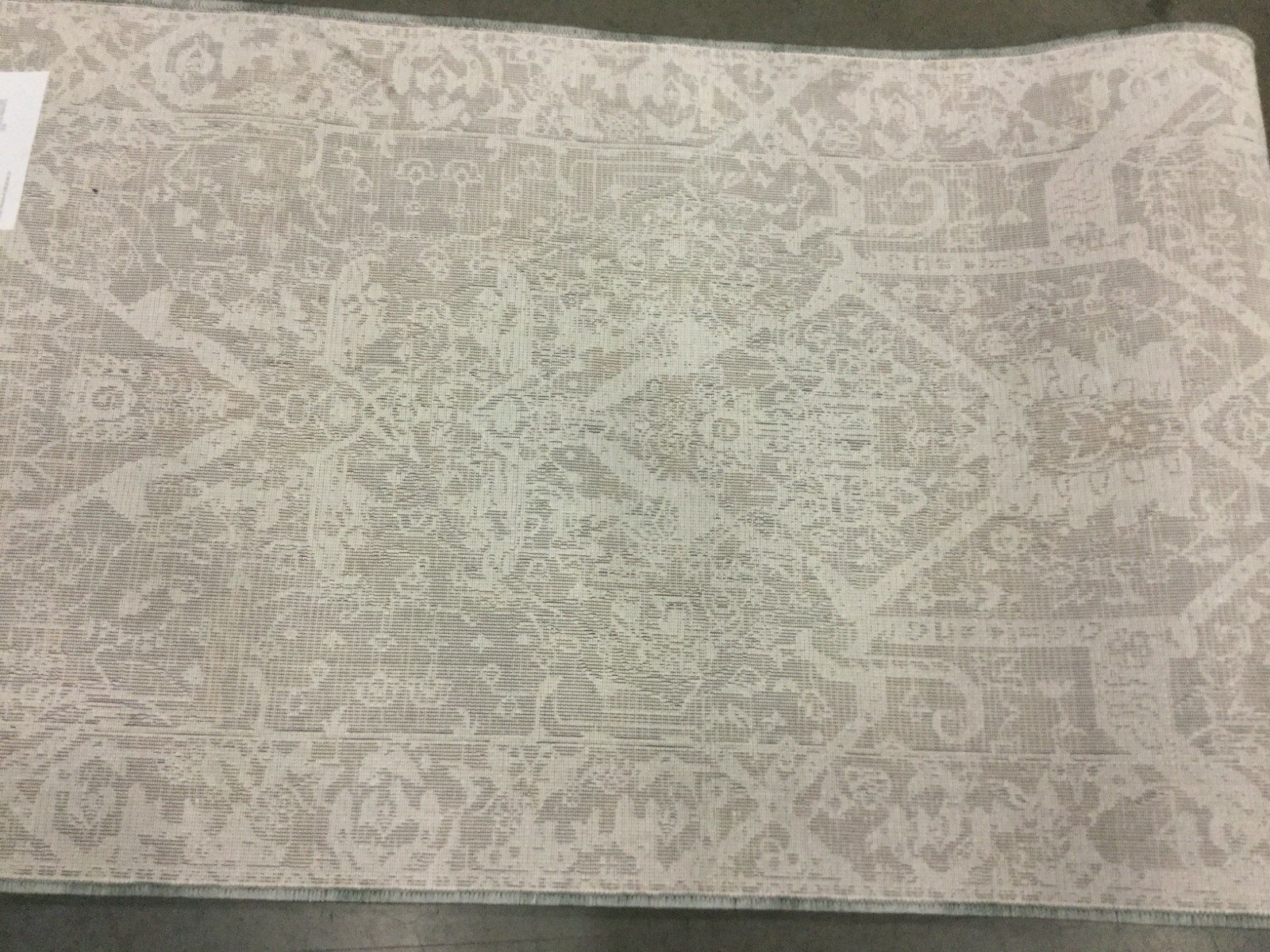 IVORY / LIGHT GREY 2′ X 8′ Back Stain Rug, Reduced Price 1172645101 SBRL834B-28