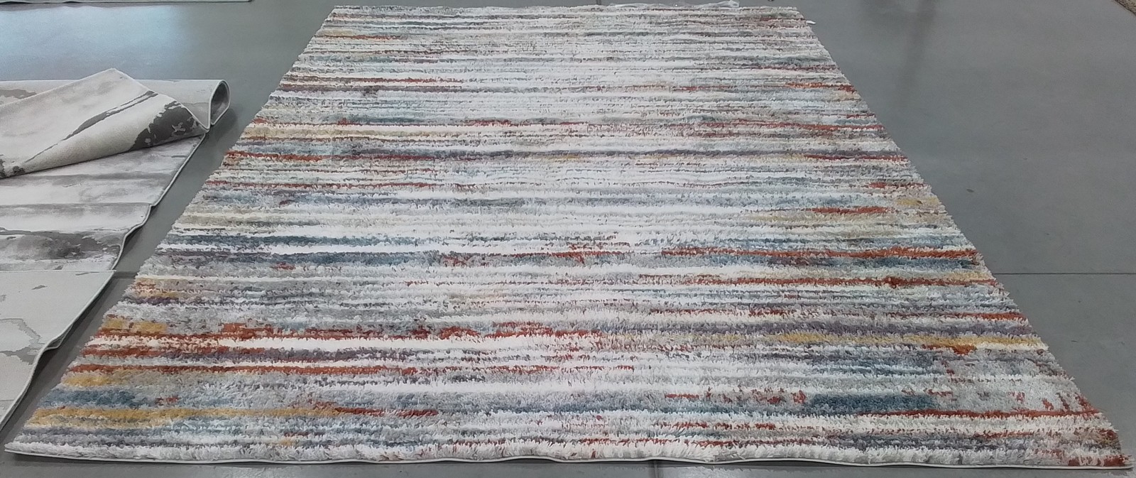 BLUE RUST / IVORY 9′-0″ x 12′-0″ Flaw in Rug, Reduced Price 1172787275 BER565A-9