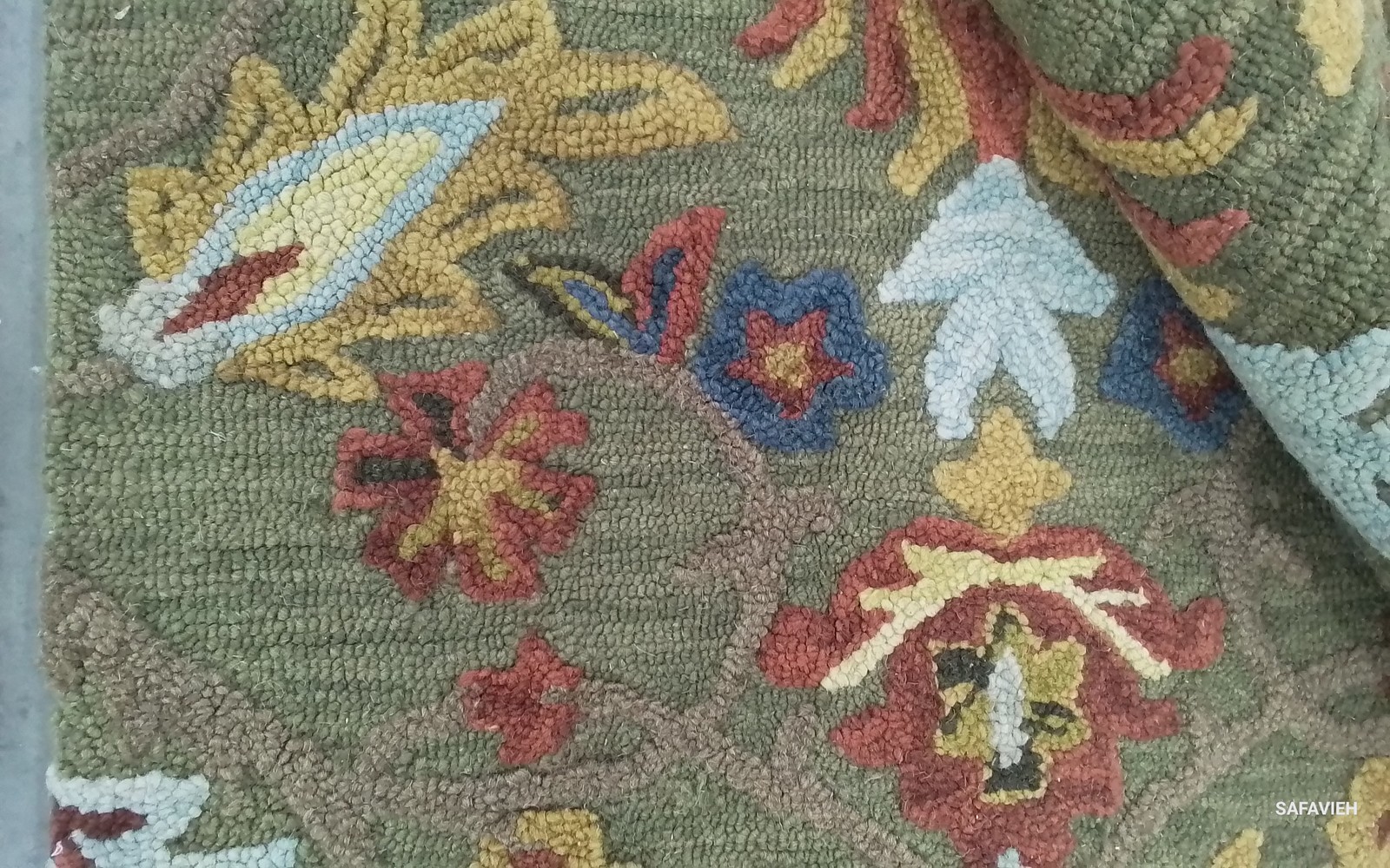 GREEN / MULTI 11′-0″ x 11′-0″ Hole in Rug, Reduced Price 1172802962 BLM402B-11SQ