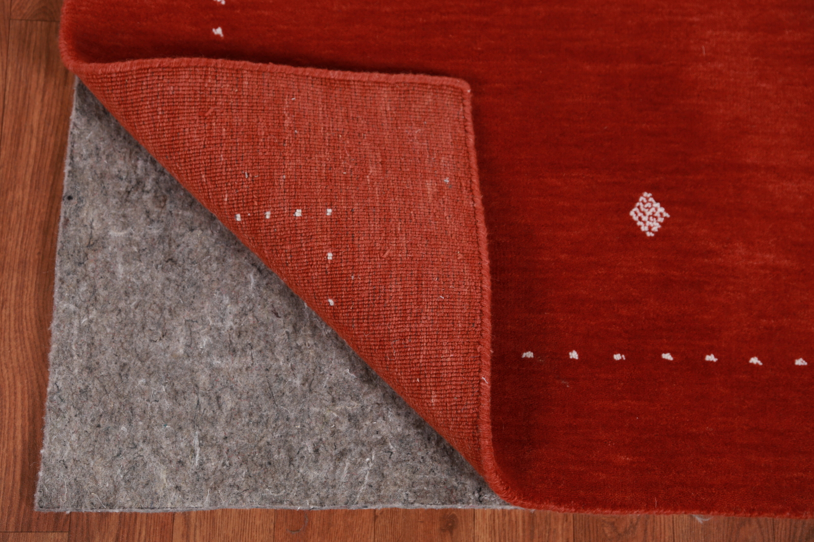 Rust/ Ivory Bordered Handmade Wool Gabbeh Indian Rug 3×5 ft. Foyer Carpet