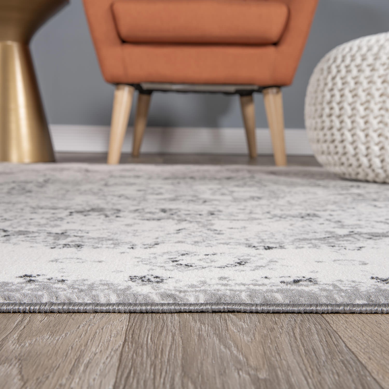 Rugshop Kitchen Rug Vintage Oriental Distressed Medallion Grey Runner Rugs 2×10