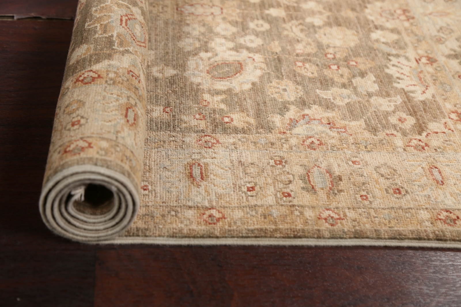 3’x5′ Floral Chobi-Peshawar Oriental Vegetable Dye Area Rug Hand-knotted Carpet