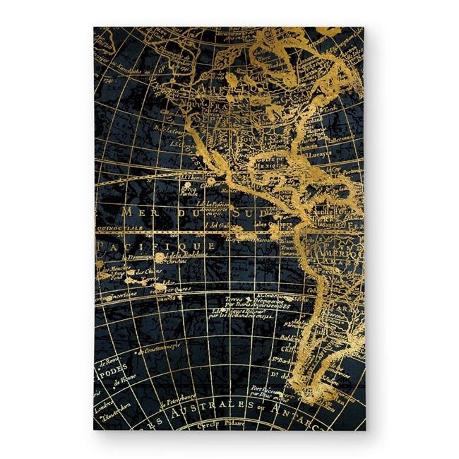 2×3 ft. Blue & Marine World Map Globe Rug – Outdoor Home Decor – Rectangle
