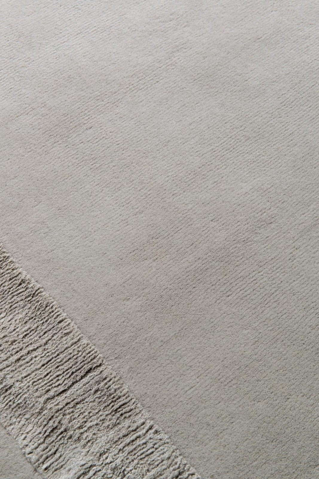 Hand Tufted Wool and Viscose Area Rug, Modern Bordered Soft Carpet, Minimalist