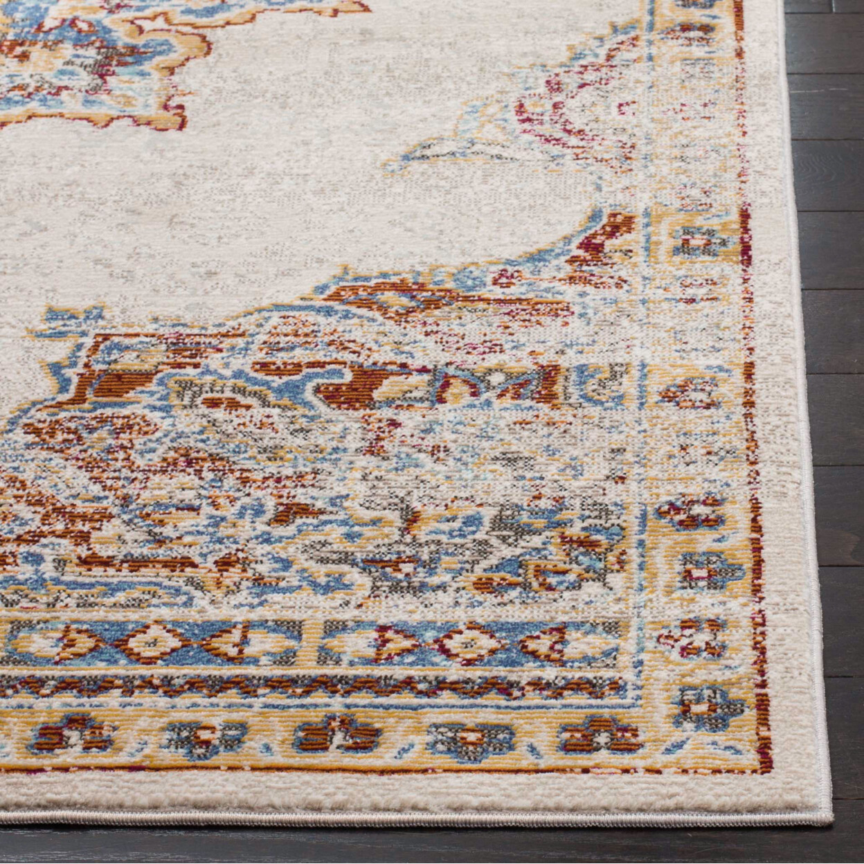 SAFAVIEH Aria Collection ARA103C Creme / Red Rug
