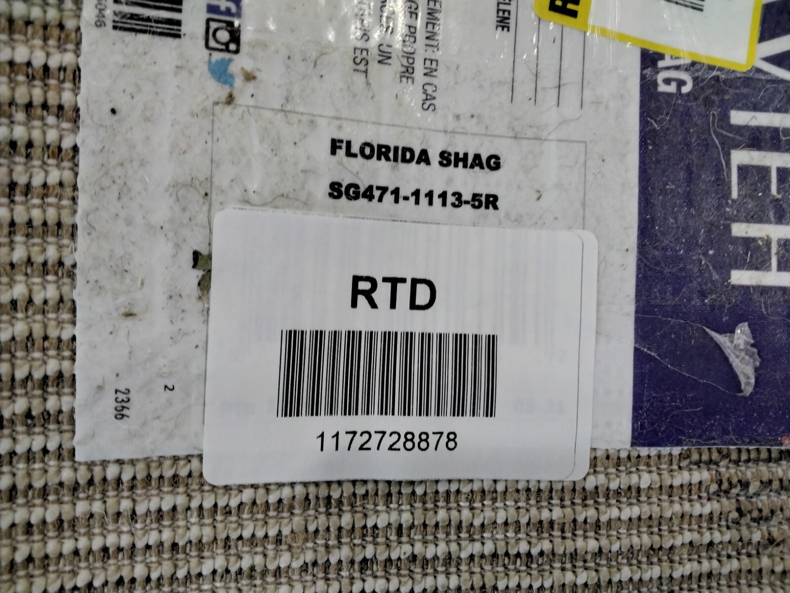 CREAM / BEIGE 5′ X 5′ RND Back Stain Rug, Reduced Price 1172728878 SG471-1113-5R