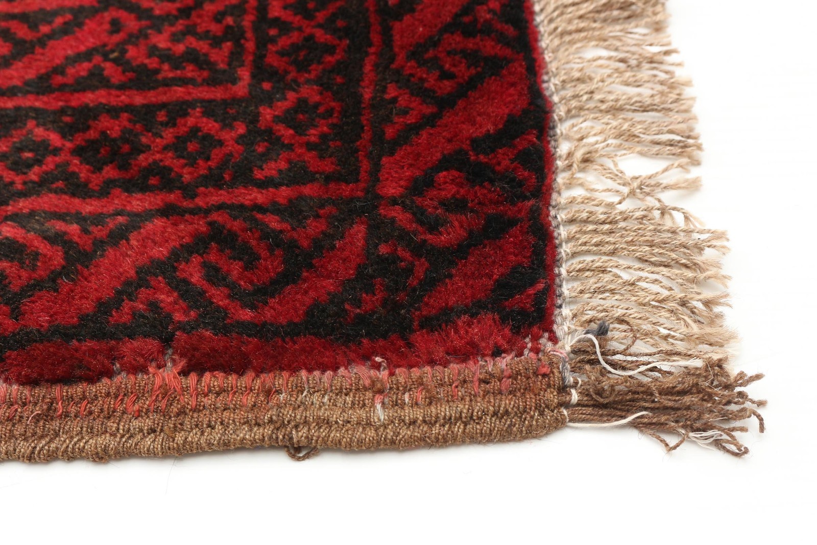 Vintage Hand-Knotted Area Rug 3’9″ x 6’11” Traditional Oriental Wool Carpet