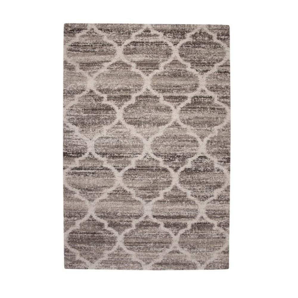 Abacasa Granada Trellis Ivory-Tan-Brown 5×8 Area Rug