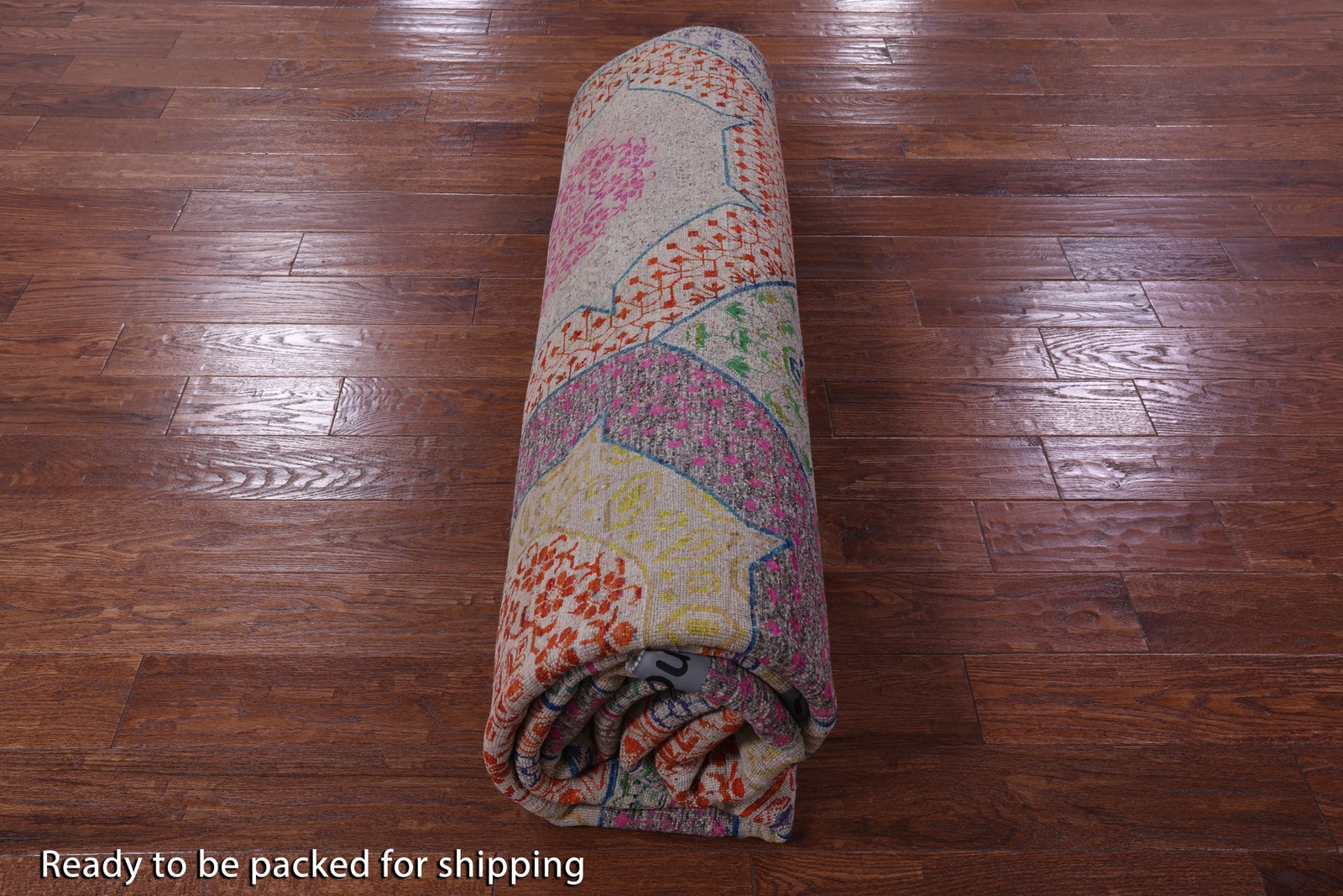 Wool & Silk Handmade Mamluk Geometric Rug 8′ 10″ X 12′ 2″ – Q13737