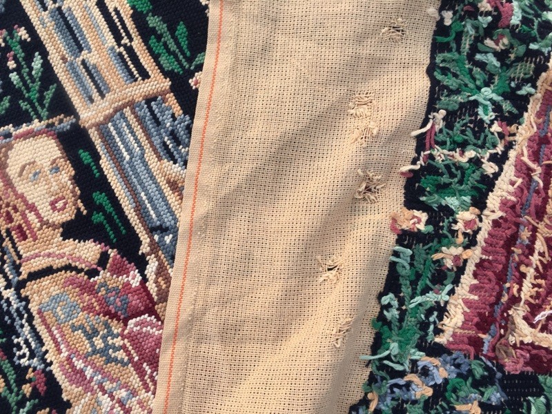 Vintage French Stunning Tapestry Amazing Pictorial Home Decor Tapestry 2×3 ft