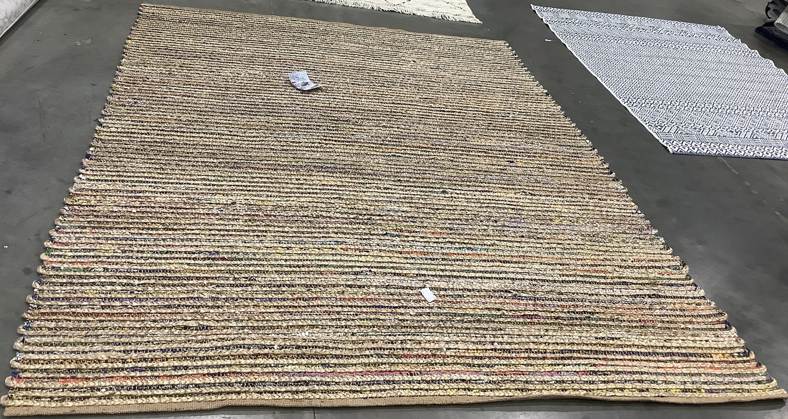 NATURAL / MULTI 8′-0″ x 10′-0″ Damaged Rug, Reduced Price 1172683901 CAP307B-8